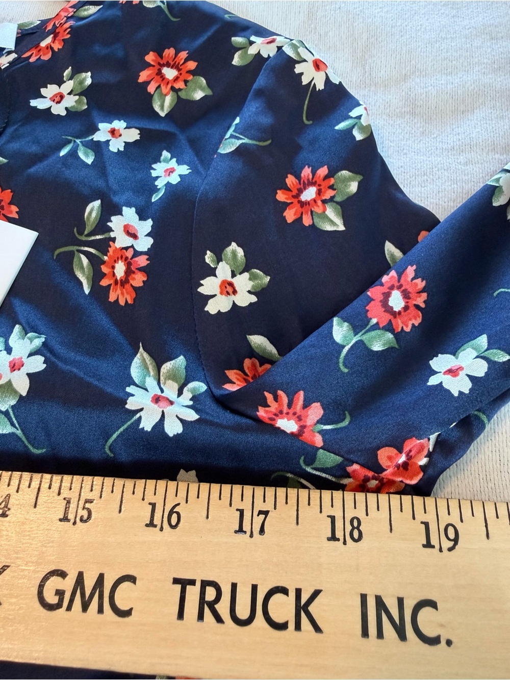 NWT Milly Silk Floral Bell Sleeve Blouse Sz 6 Coquette Designer Top Retail $325 - Picture 8 of 11